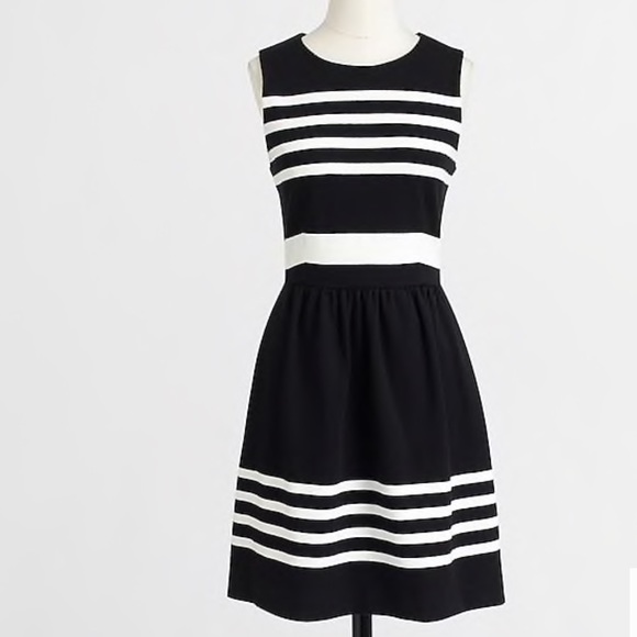 J. Crew Dresses & Skirts - xxs black and white striped daybreak dress